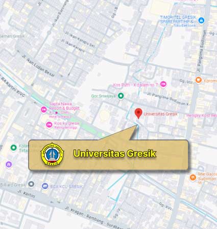 Lokasi Kampus Universitas Gresik Nomor